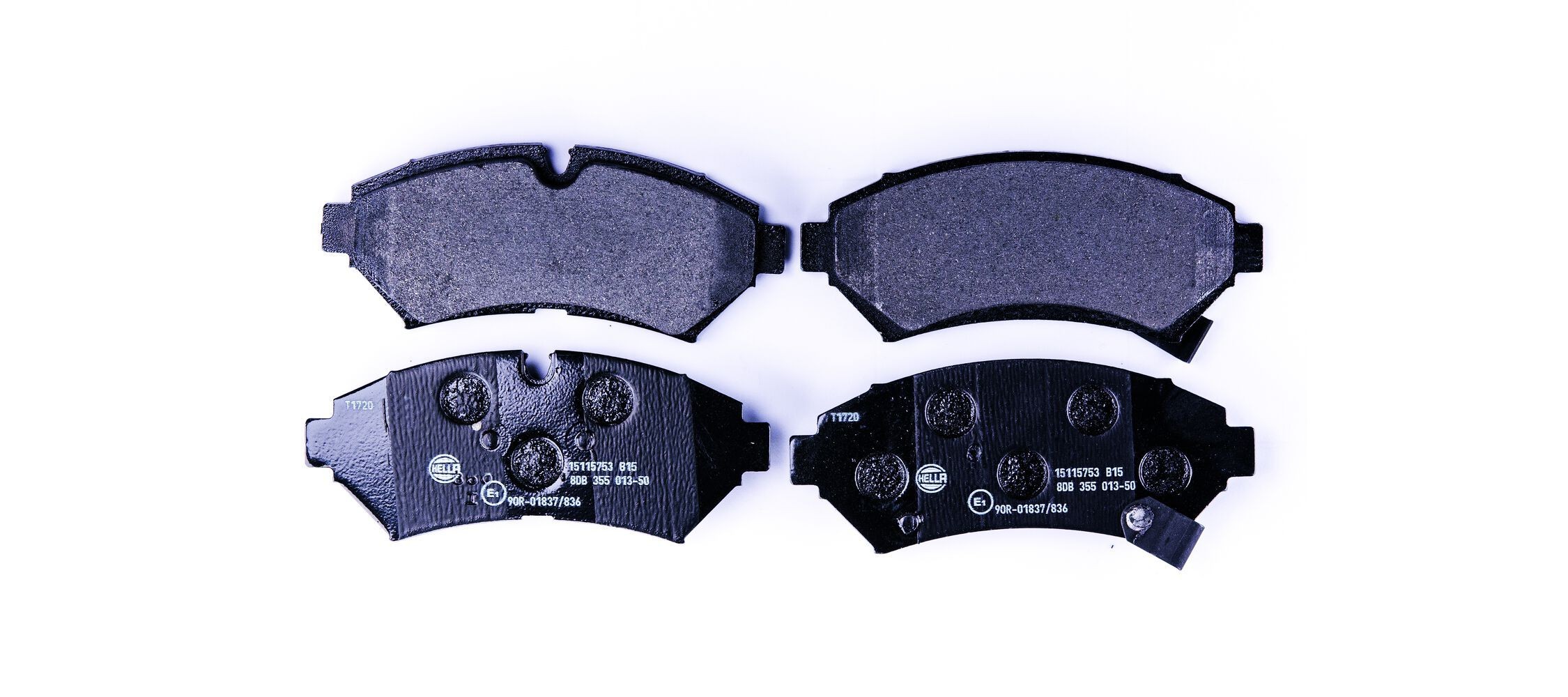 HELLA Brake pad set Article number: 8DB 355 013-501 cheaply