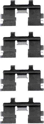 HELLA Accessory Kit, disc brake pads Article number: 8DZ 355 202-231 cheaply