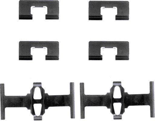 HELLA Accessory Kit, disc brake pads Article number: 8DZ 355 202-271 cheaply
