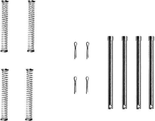 HELLA Accessory Kit, disc brake pads Article number: 8DZ 355 202-351 cheaply