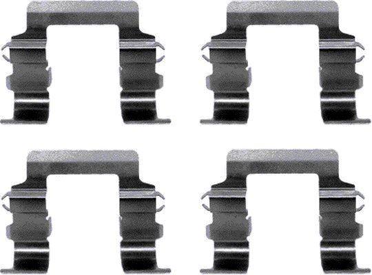 HELLA Accessory Kit, disc brake pads Article number: 8DZ 355 202-431 cheaply
