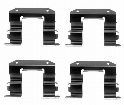 HELLA Accessory Kit, disc brake pads Article number: 8DZ 355 202-511 cheaply