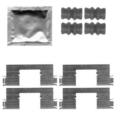 HELLA Accessory Kit, disc brake pads Article number: 8DZ 355 203-431 cheaply