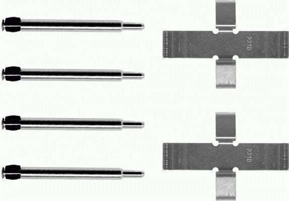 HELLA Accessory Kit, disc brake pads Article number: 8DZ 355 203-441 cheaply