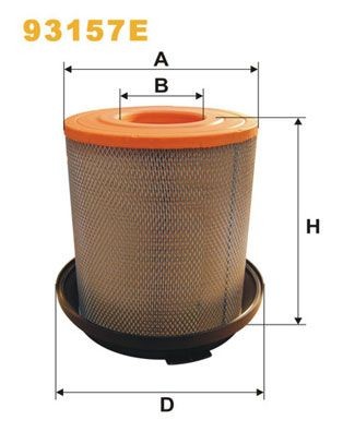 WIX FILTERS Filtro aria Numero articolo: 93157E poco costoso