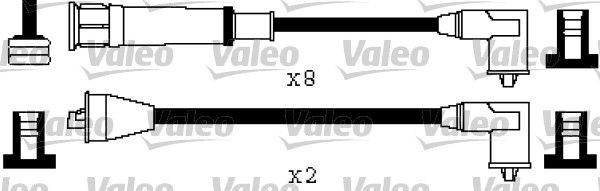 VALEO Kit de câbles d'allumage numéro de l'article: 346523 à bon prix