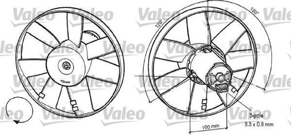 VALEO Brake pad set PREMIUMPACK Article number: 541605 cheaply