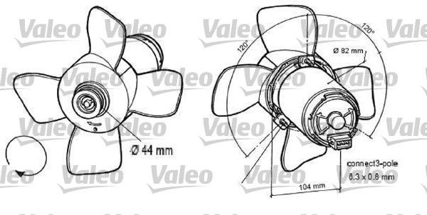 VALEO Brake pad set PREMIUMPACK Article number: 541612 cheaply