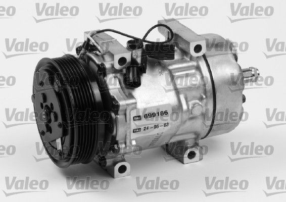 VALEO Air conditioning compressor NEW ORIGINAL PART Article number: 699166 cheaply