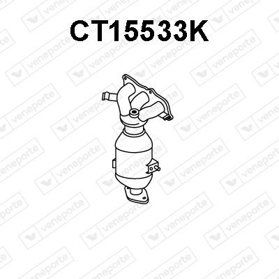 VENEPORTE Manifold Catalytic Converter Article number: CT15533K cheaply
