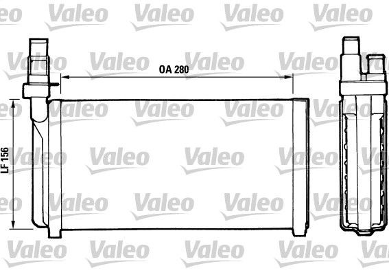 VALEO Heater matrix Article number: 811066 cheaply