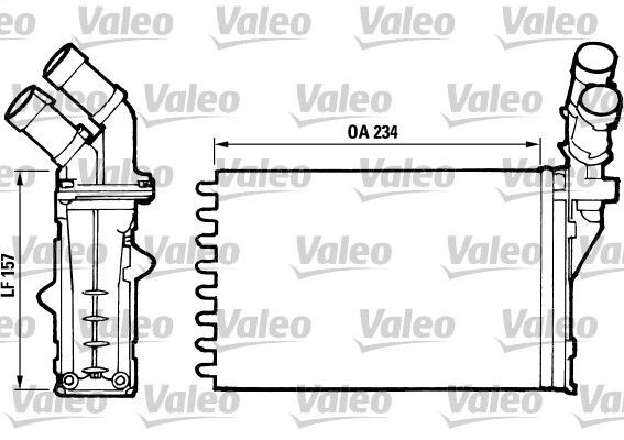 VALEO Varmeelement, kabinevarme Varenummer: 812006 billige