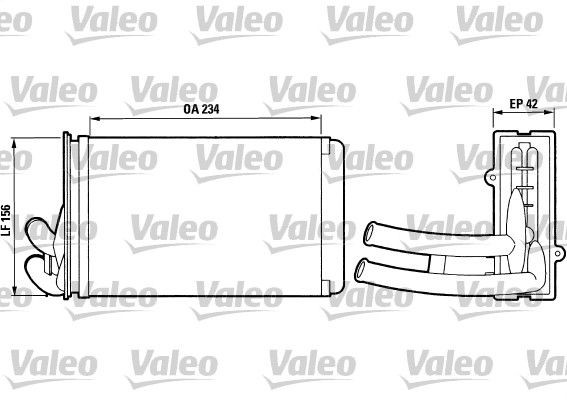 VALEO Heater matrix Article number: 812012 cheaply