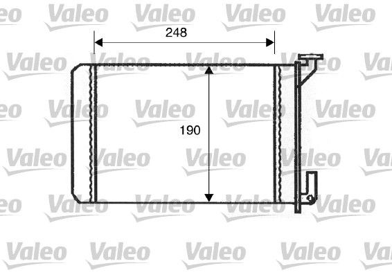 VALEO Heater matrix Article number: 812045 cheaply