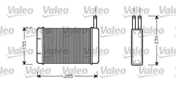 VALEO Varmeelement, kabinevarme Varenummer: 812057 billige