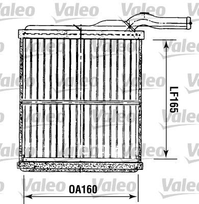 VALEO Heater matrix Article number: 812077 cheaply