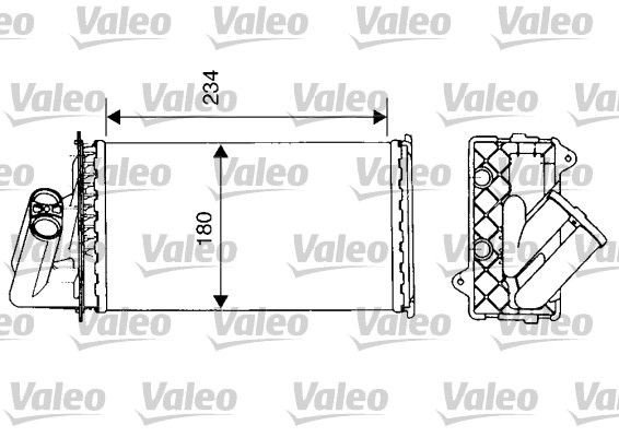 VALEO Heater matrix Article number: 812112 cheaply