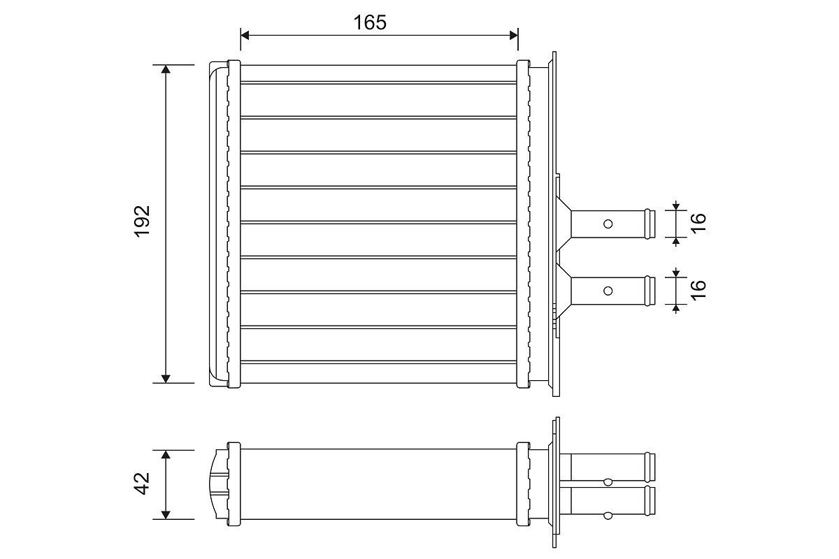 VALEO Heater matrix Article number: 812145 cheaply