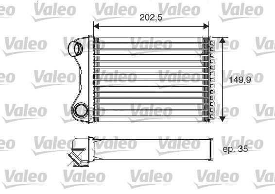 VALEO Heater matrix Article number: 812211 cheaply