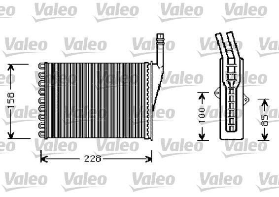 VALEO Heater matrix Article number: 812288 cheaply