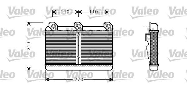 VALEO Heater matrix Article number: 812294 cheaply