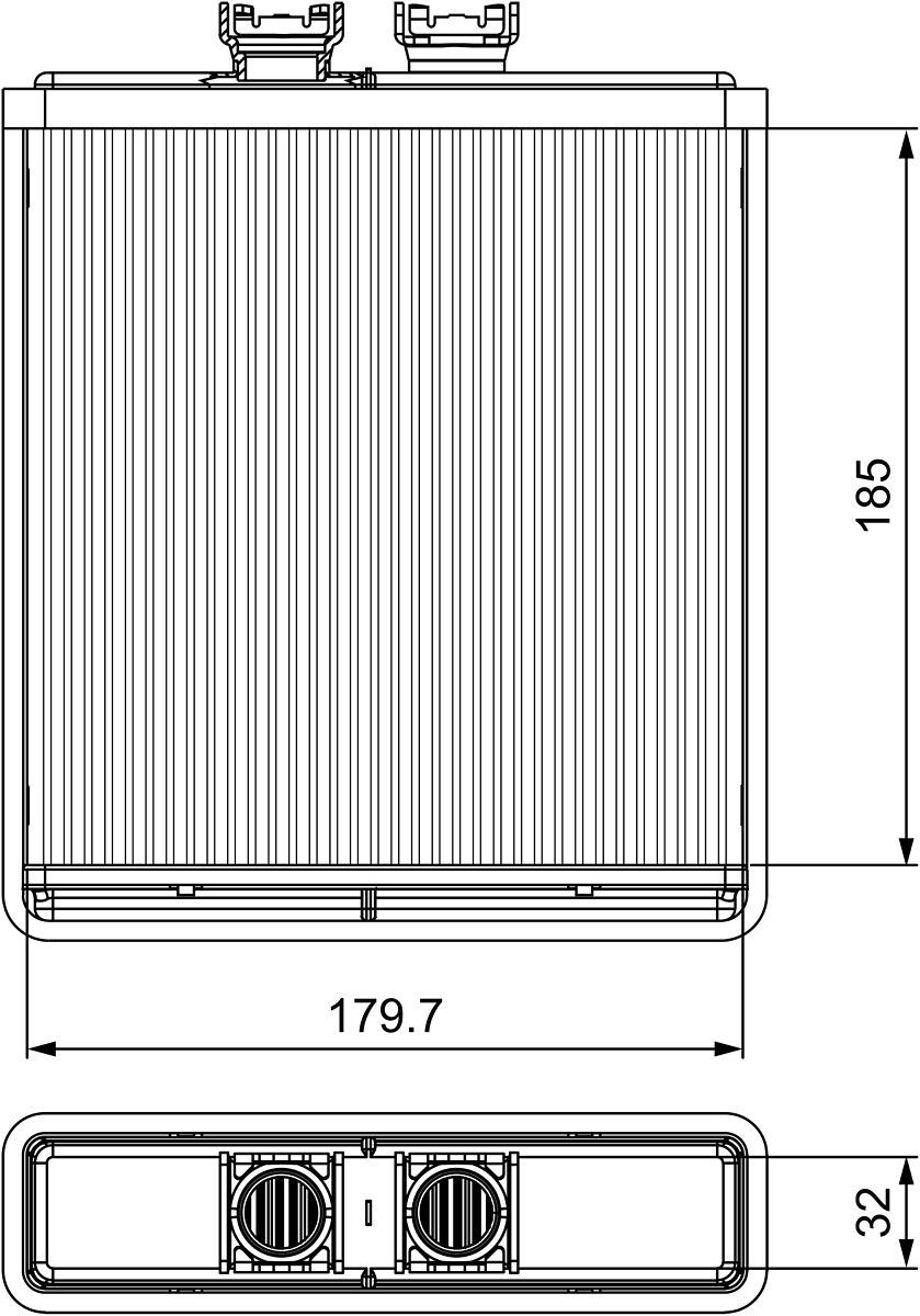 VALEO Heater matrix Article number: 812319 cheaply