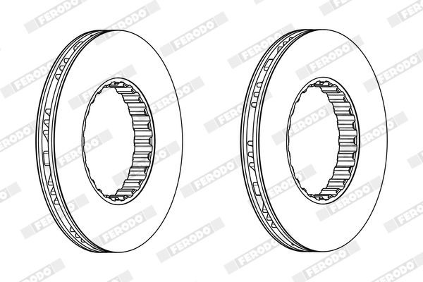 FERODO Bremsscheibe Artikelnummer: FCR259A bestellen