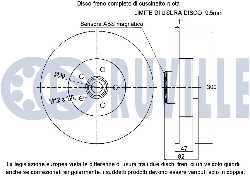 RUVILLE Wheel Hub Article number: 485102 cheaply