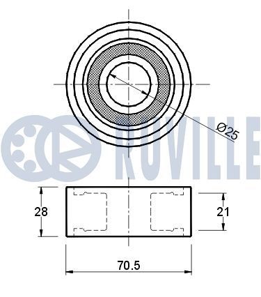 RUVILLE Set curea de distributie număr articol: 5541970 ieftin