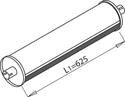 DINEX Midtre / bakre lydpotte artikkelnummer: 50305 billig