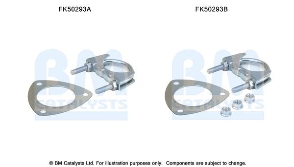 BM CATALYSTS Mounting Kit, exhaust pipe Article number: FK50293 cheaply