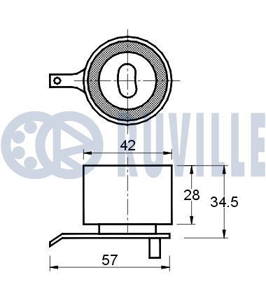 RUVILLE Rubber Buffer, suspension Article number: 835806 cheaply