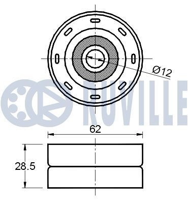 RUVILLE Rubber Buffer, suspension Article number: 835815 cheaply