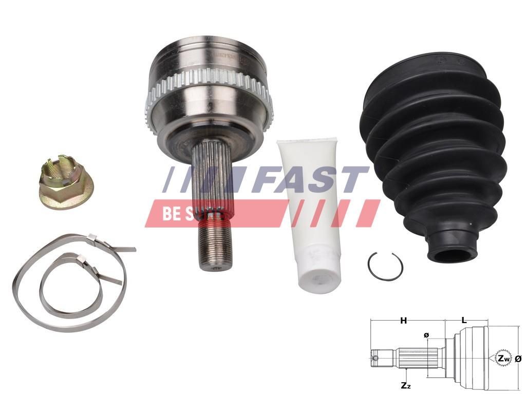 FAST Joint kit, drive shaft Article number: FT25092K cheaply