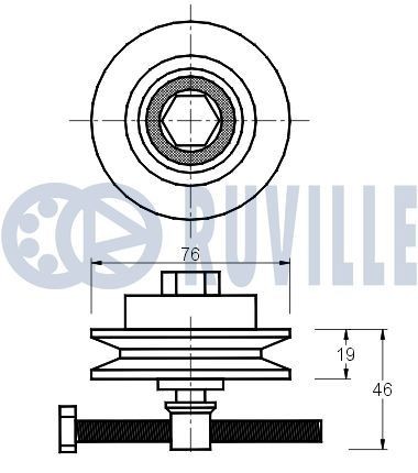 RUVILLE Bras de suspension UGS: 937007 à peu de frais