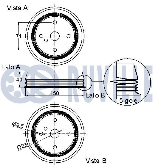 RUVILLE Suspension arm Article number: 937908 cheaply