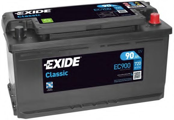 EXIDE Battery Classic Article number: EC900 cheaply