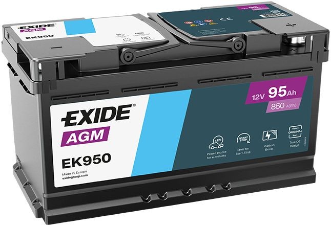 EXIDE Battery AGM Article number: EK920 cheaply
