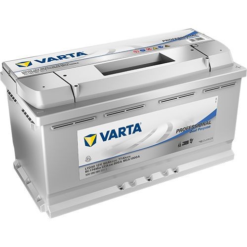 VARTA Battery PROFESSIONAL, LFD90 Article number: 930090080B912 cheaply