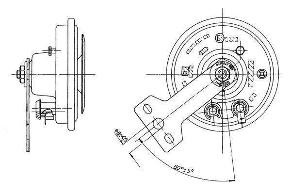 BOSCH Horn Varenummer: 0 320 043 030 billige