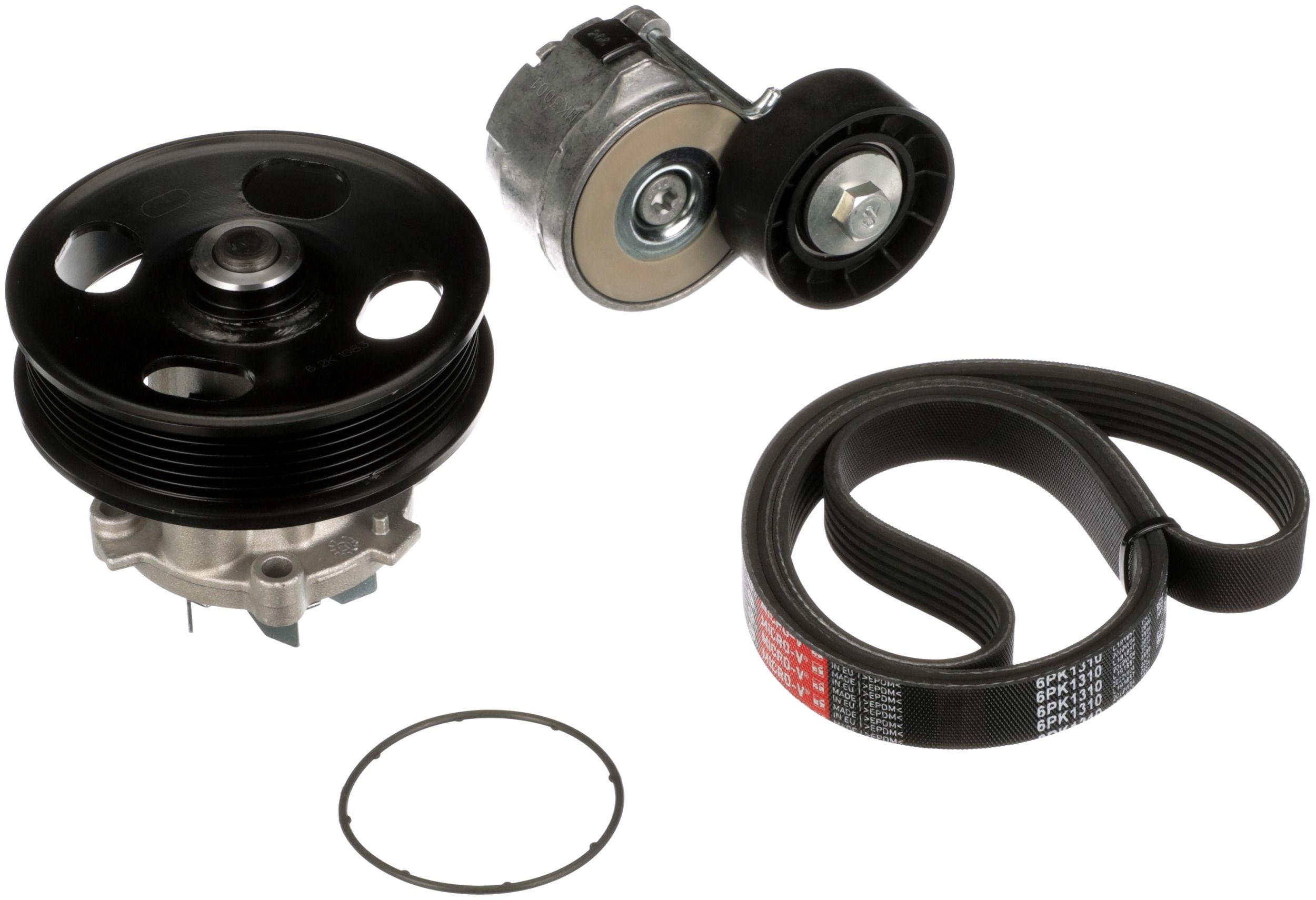GATES Water Pump + V-Ribbed Belt Kit Article number: KP16PK1310 cheaply