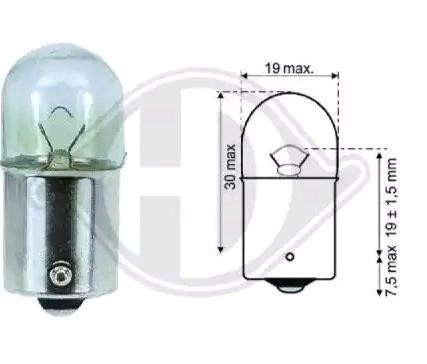 DIEDERICHS Ampoule, feu stop UGS: LID10061 à peu de frais