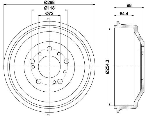 MINTEX Tamburo freno Numero articolo: MBD041 poco costoso