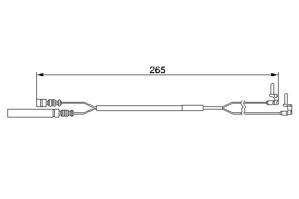 BOSCH Brake pad wear sensor Article number: 1 987 474 967 cheaply