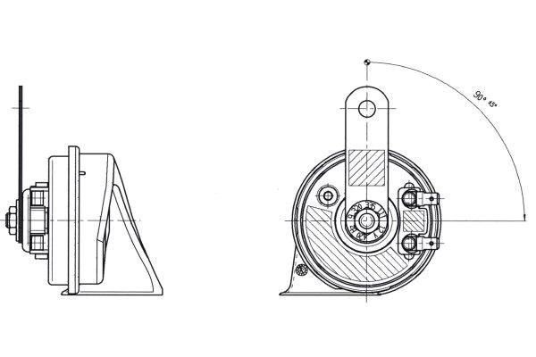 BOSCH Horn Article number: 9 320 335 111 cheaply
