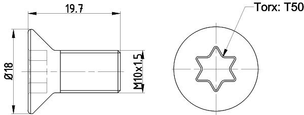 MINTEX TPM0016 Kruvi, piduriketas MONDEO 1.8 TDCi 125 HP Diisel 2015