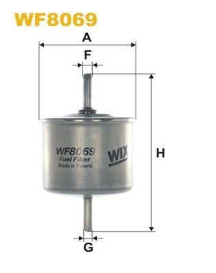 WIX FILTERS Brændstof-filter Varenummer: WF8069 billige