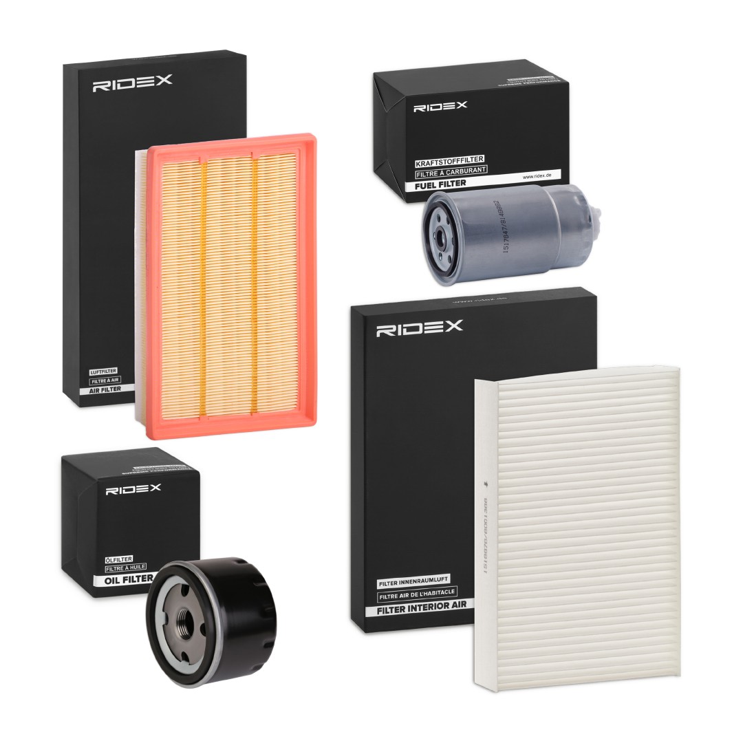 RIDEX Filter kit Article number: 4055F0135 cheaply