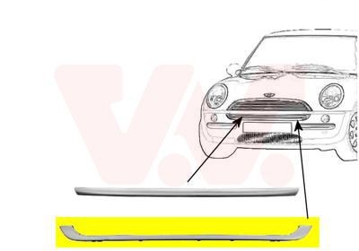 VAN WEZEL Griglia paraurti Numero articolo: 0502480 poco costoso