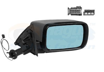 VAN WEZEL Lusterko zewnętrzne Numer artykułu: 0639820 niedrogo